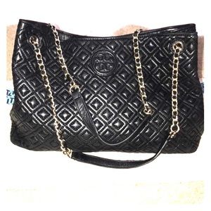 Tory Burch Fleming Leather Handbag